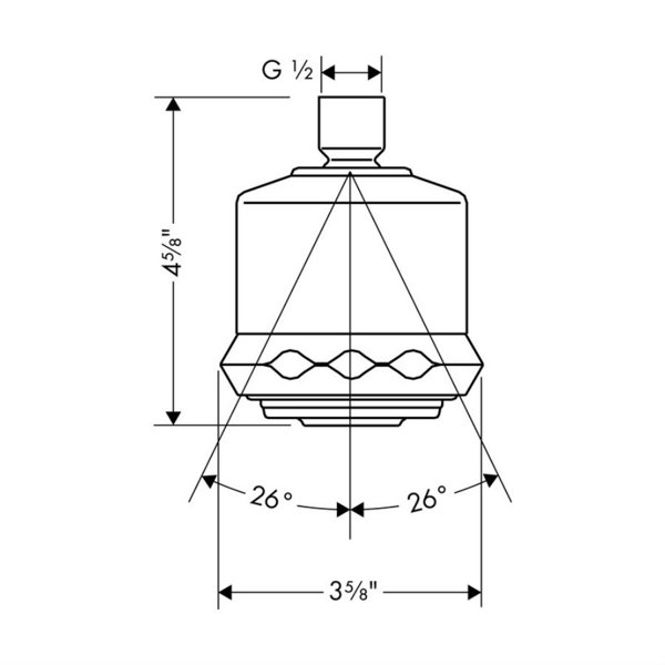 Hansgrohe Clubmaster Multi Function Adjustable Shower Head & Reviews